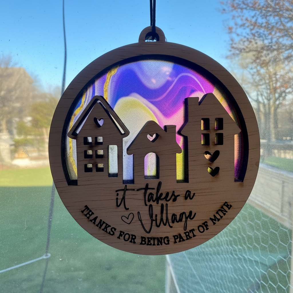Teacher appreciation themed suncatchers