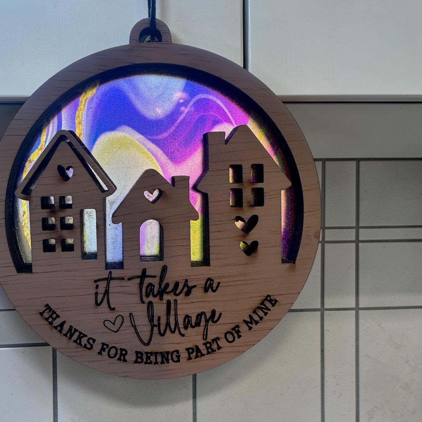 Teacher appreciation themed suncatchers