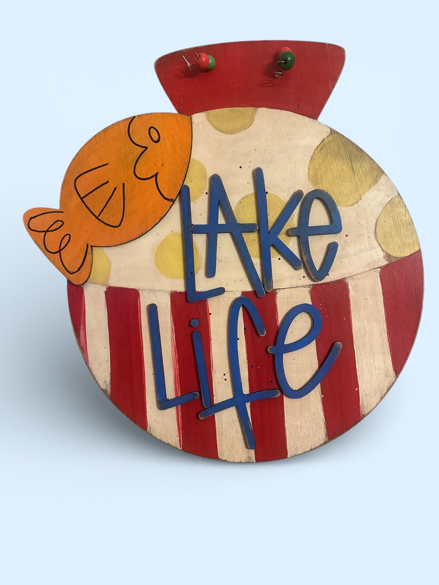 Lake Life bobber Welcome Sign