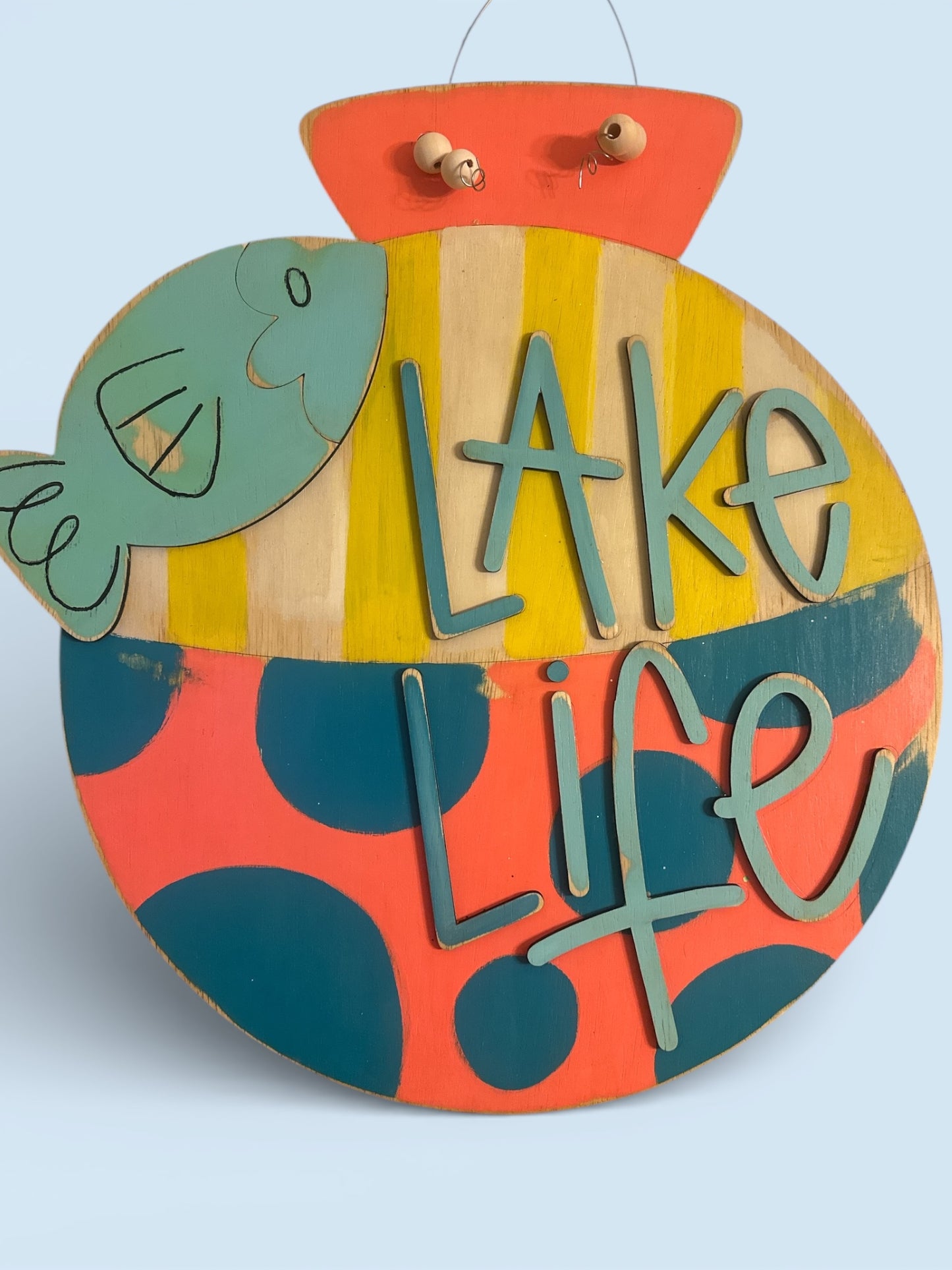 Lake Life bobber Welcome Sign