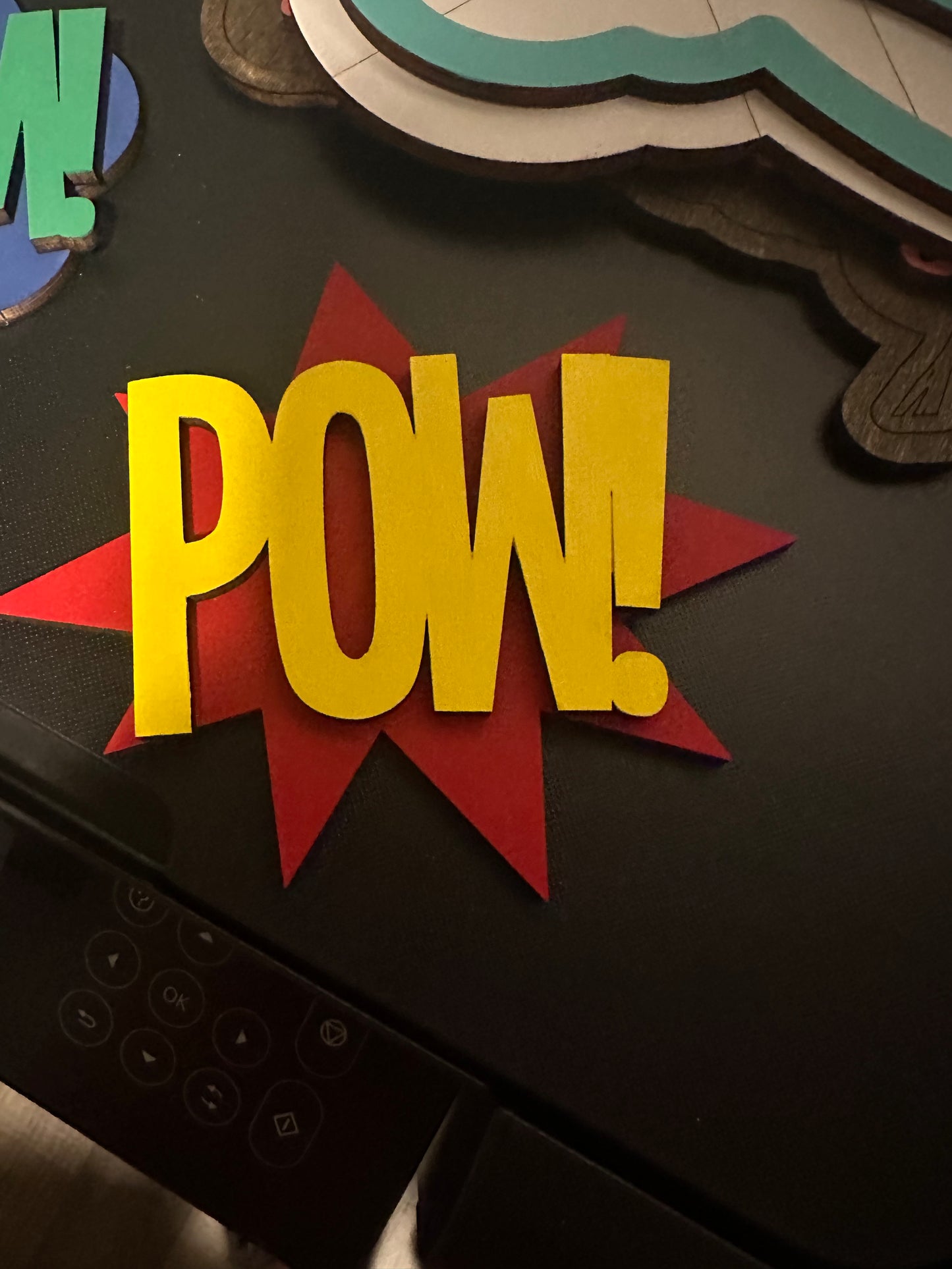Superhero wall signs