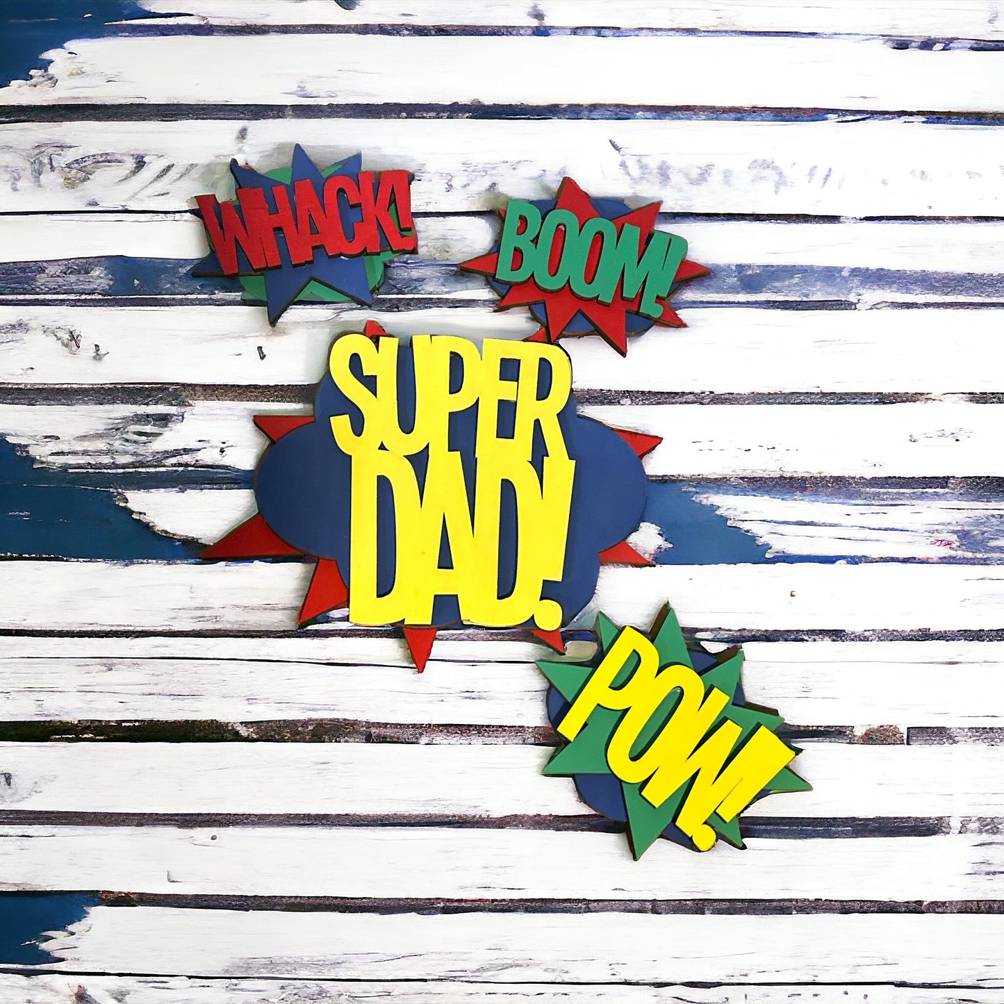Superhero wall signs